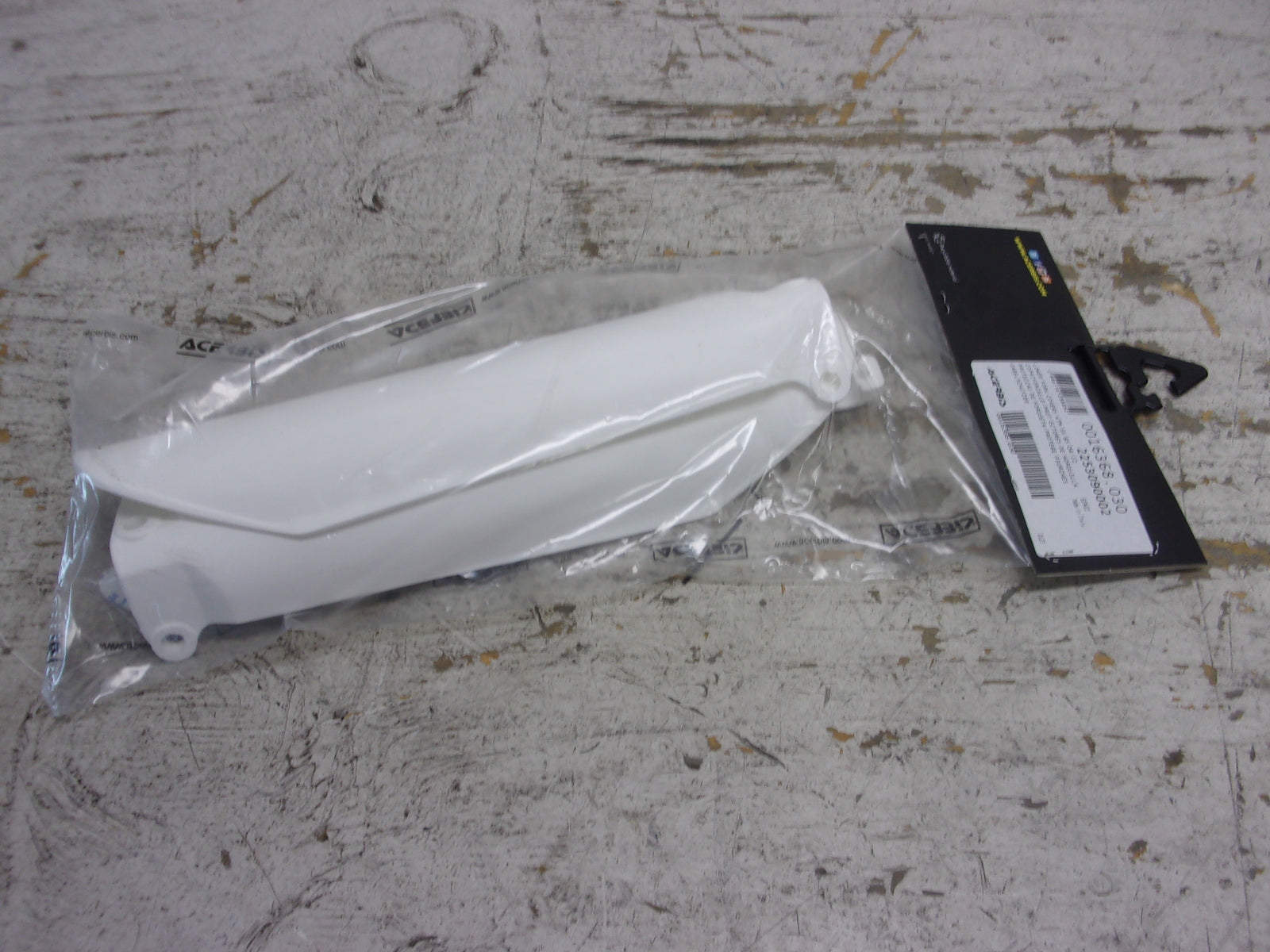 KTM Dirt Bike 2004-2012 SX 85 NEW Acerbis White Lower Fork Covers # 0016368.030