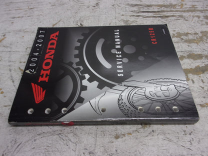 Honda Dirt Bike MX 2004-2007 CR125R OEM Service Manual Part# 61KSR03