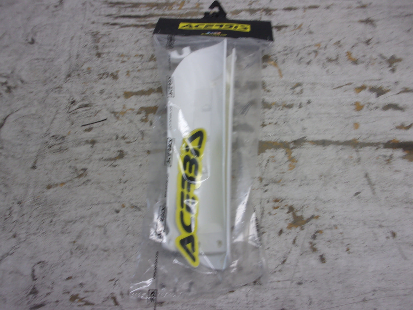 KTM Dirt Bike 2004-2012 SX 85 NEW Acerbis White Lower Fork Covers # 0016368.030