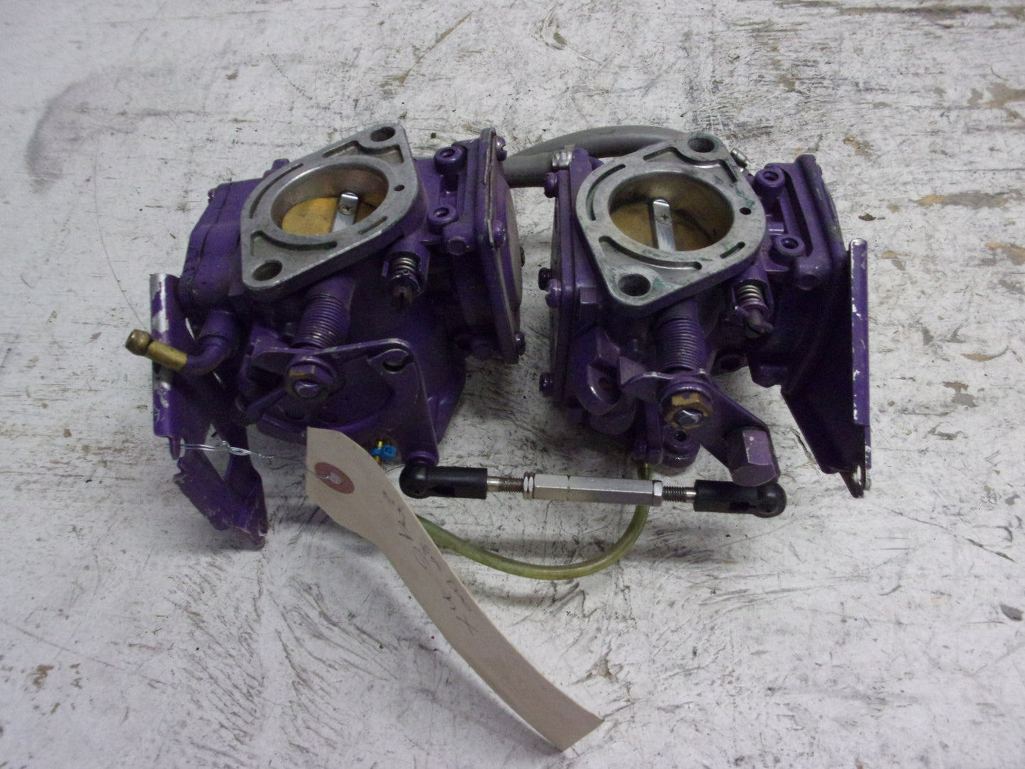 Sea Doo Bombardier 1995 HX OEM PTO / MAG Carburetor Set # 270500252 270500250