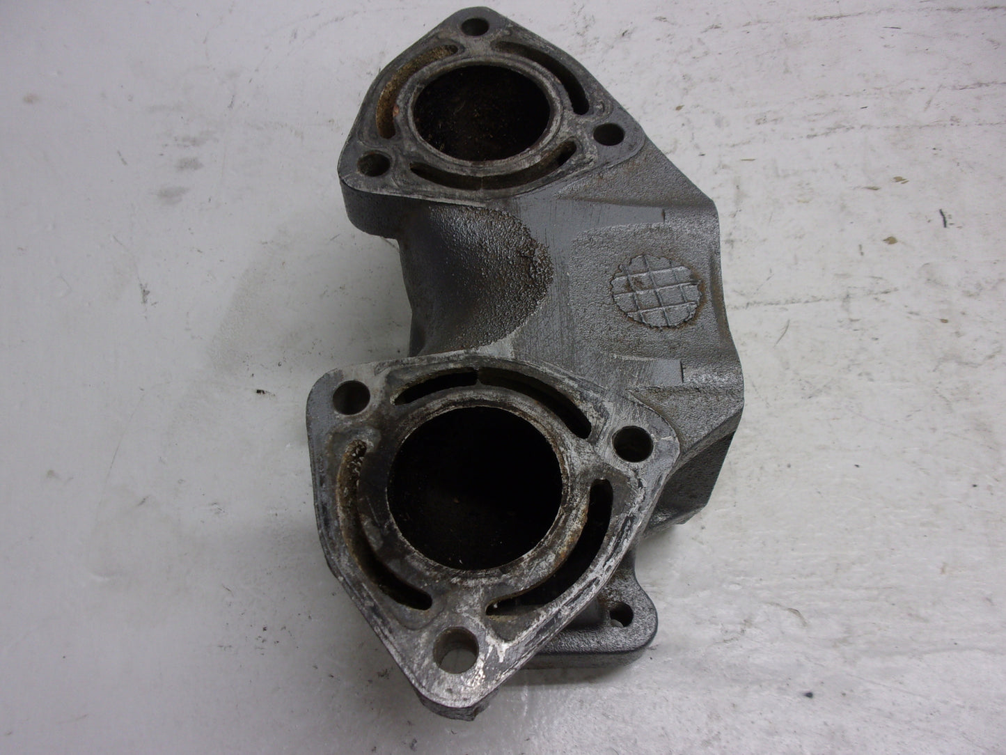 Kawasaki Jet Ski 1996-1998 STS STX 759 OEM Silver Exhaust Manifold # 59081-3718