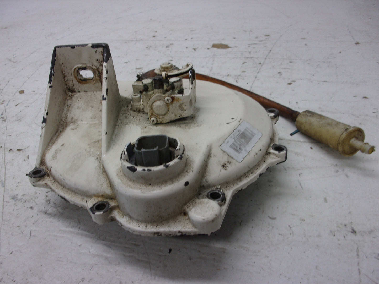 Sea Doo Bombardier 1995-1997 GSX GTX XP SPX OEM White Ignition Cover # 290810721