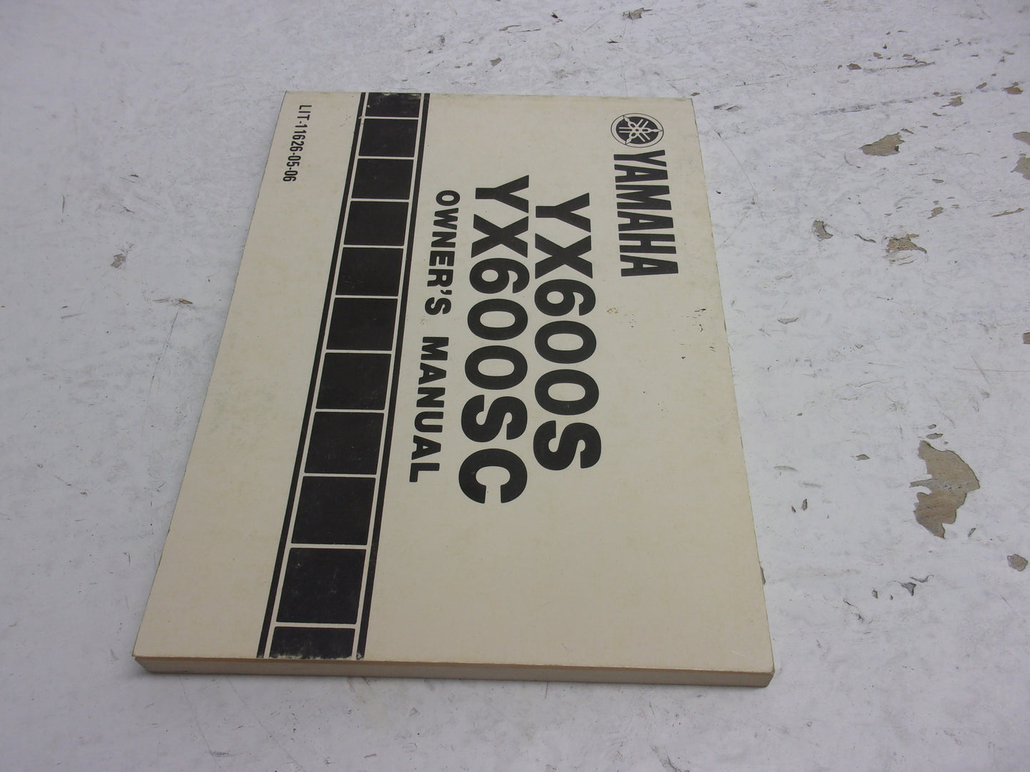 Yamaha Owners Manual 1986 YX600S YX600SC LIT-11626-05-06