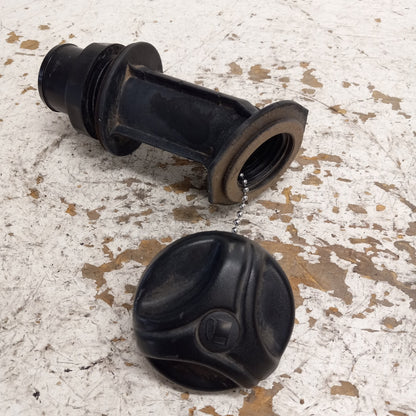 Sea Doo Bombardier 1995-2004 HX XP OEM Fuel Filler Neck + Cap Part# 275500229