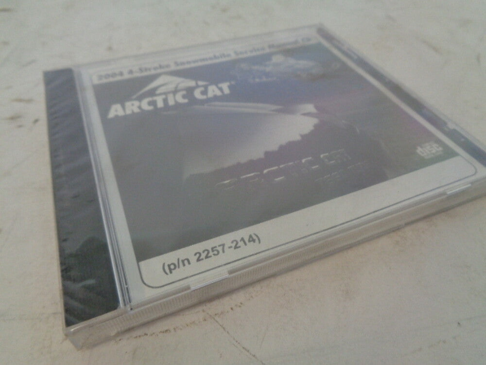 Arctic Cat 2004 4-Stroke Snowmobile Service Manual CD Disc Part# 2257-214