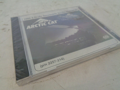 Arctic Cat 2004 4-Stroke Snowmobile Service Manual CD Disc Part# 2257-214