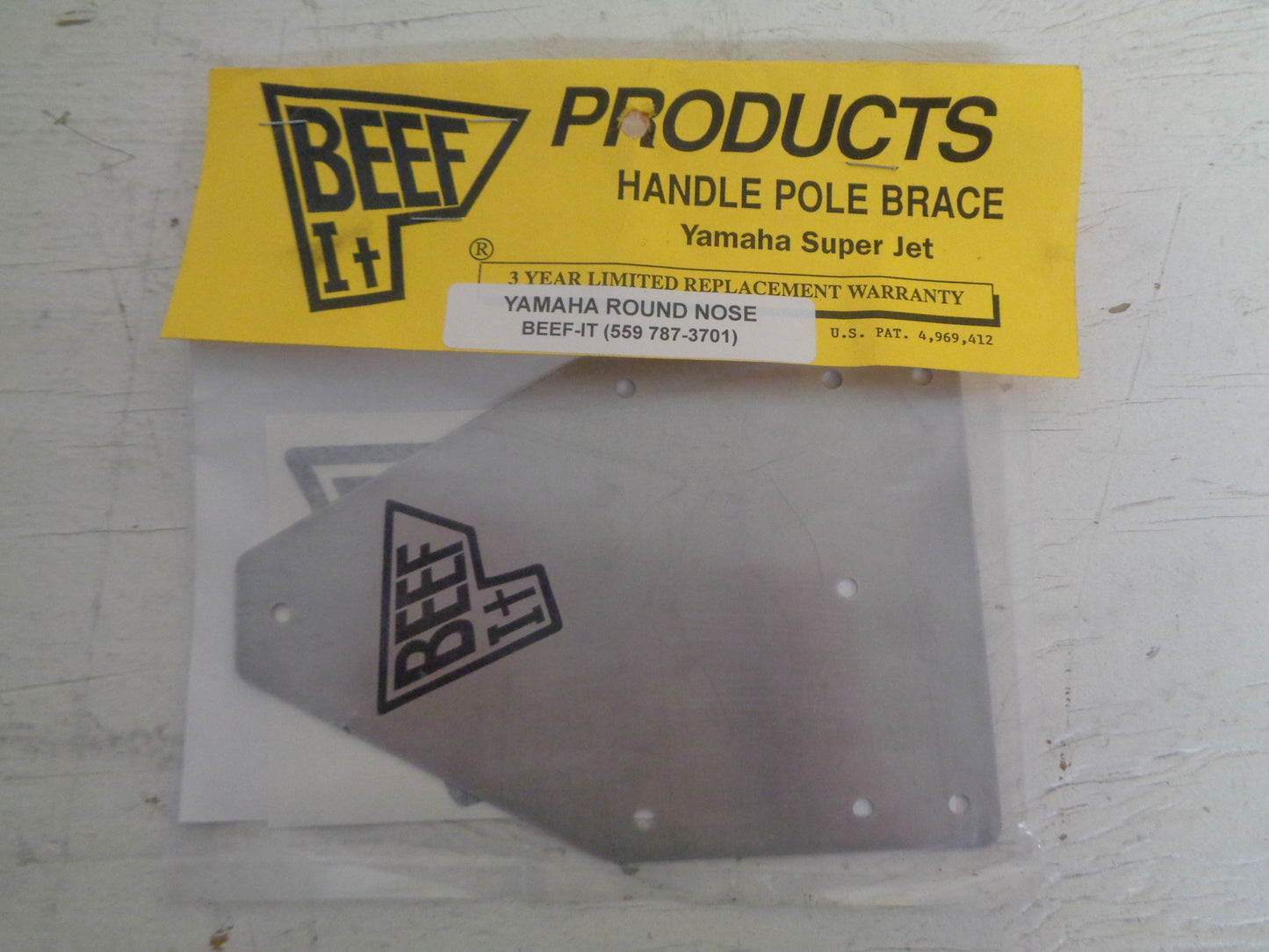 Yamaha Waverunner Superjet NEW Beef It Square Lower Handlepole Nose Brace Kit