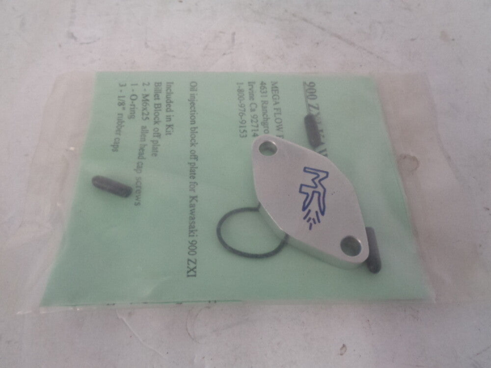 Kawasaki Jet Ski ZXI 900 NEW Megaflow Oil Injection Block Off Plate Kit