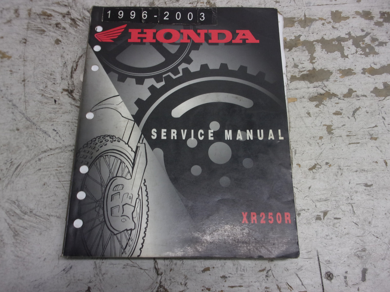 Honda Dirt Bike MX 1996-2003 XR250R OEM Service Manual Part# 61KCE06