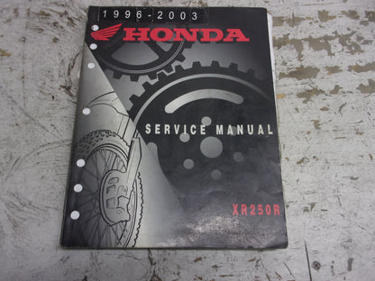 Honda Dirt Bike MX 1996-2003 XR250R OEM Service Manual Part# 61KCE06