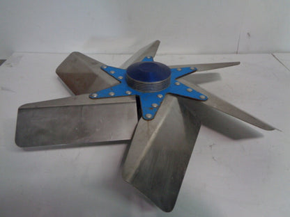 Chevy Muscle Car Aftermarket Performance Polished 6 Blade Fan