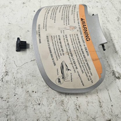 Yamaha Waverunner 2001 XL 1200 Grey Metallic Glove Box Lid # F0V-U517H-00-P0