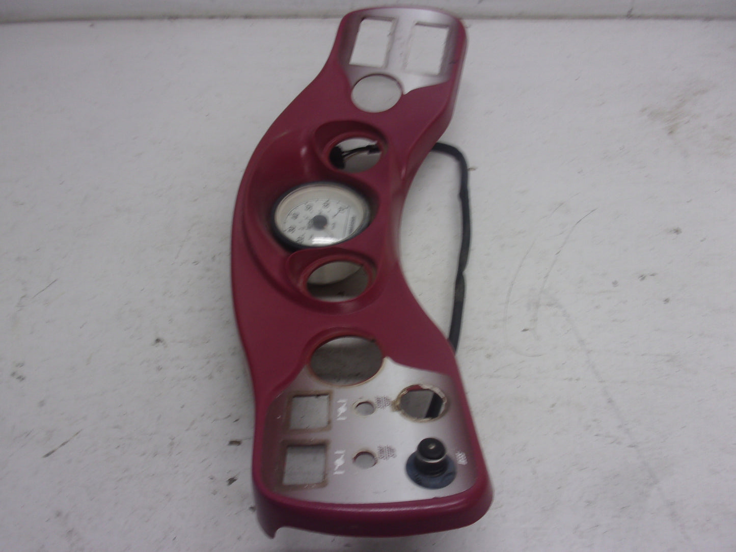 SeaDoo Jet Boat 1999 Challenger 1800 OEM Red Dash Panel & Speedometer 204470326