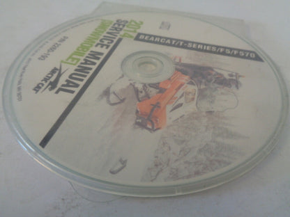 Arctic Cat Snowmobile 2014 Bearcat / T / F5 Service Manual CD Disc Part 2260-193