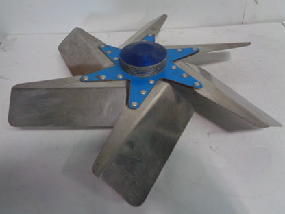 Chevy Muscle Car Aftermarket Performance Polished 6 Blade Fan