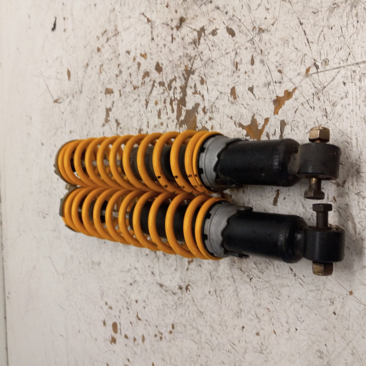 Ski-Doo Snowmobile 2002-2003 Summit OEM Yellow Front Shock Set Part# 505070752