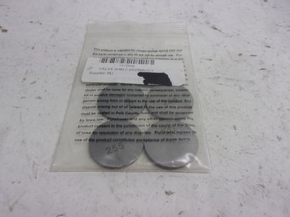 K&L Supply - 13-7646 - 29.00mm Valve Shim Refill, 2.55mm (5 Pack) Part# 13-7646