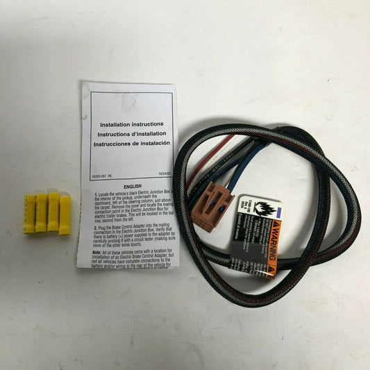 Tow Ready GMC Chevrolet Single Plug Brake Control Wiring Adapter Part# 20263