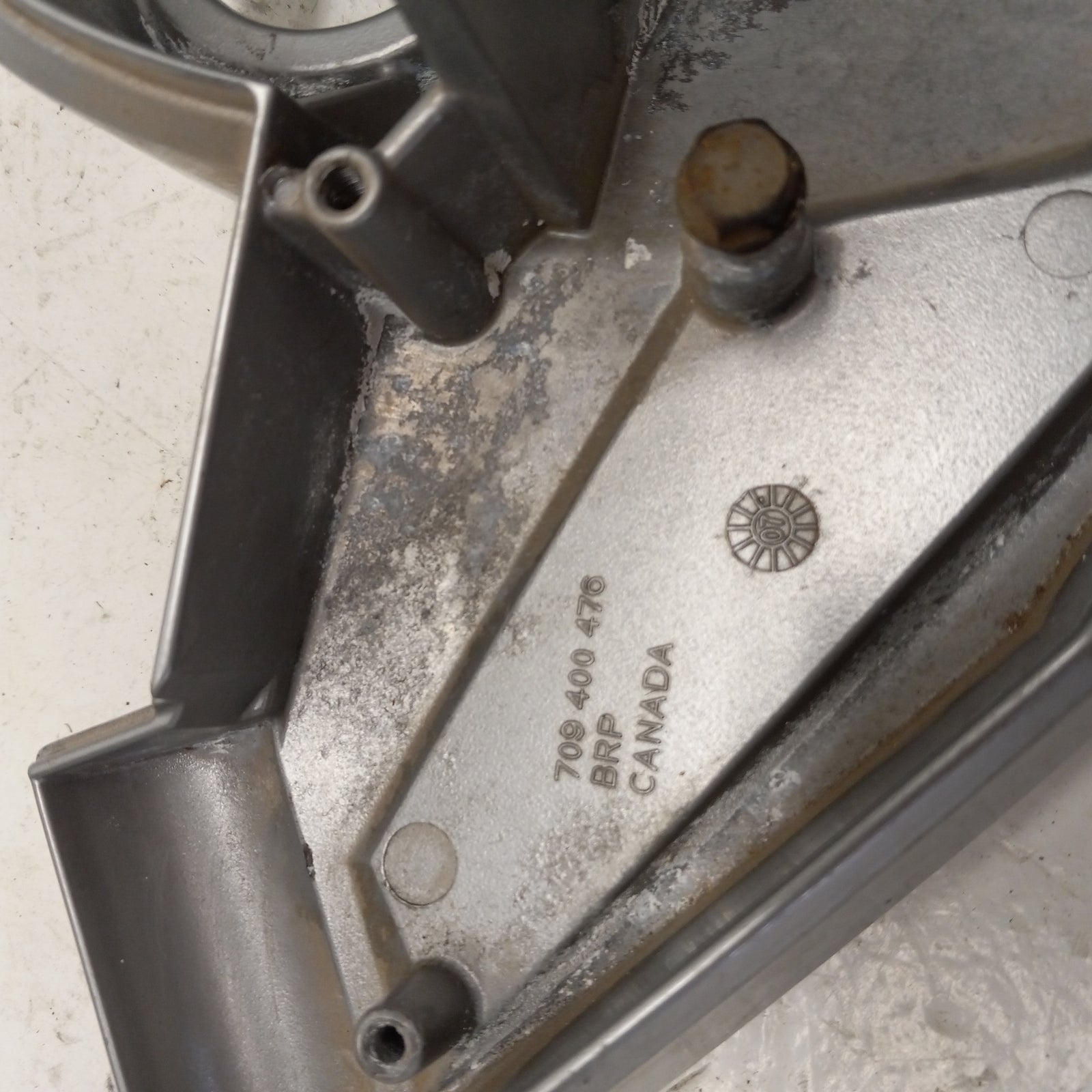 Can-Am Roadster 2008 GS 990 OEM Silver Handlebar Cover Part# 709400476