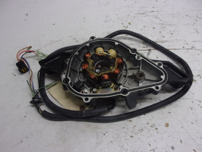 Yamaha 1999-2000 GP XL 800 Oil Pump Stator + Flywheel Cover # 66E-81337-10-8P