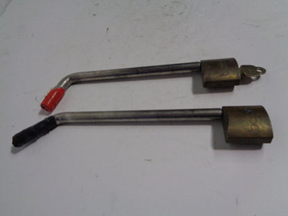 Personal Watercraft / Trailer Hitch Lock Set Qty:1 9" Lock , Qty:1 8" Lock