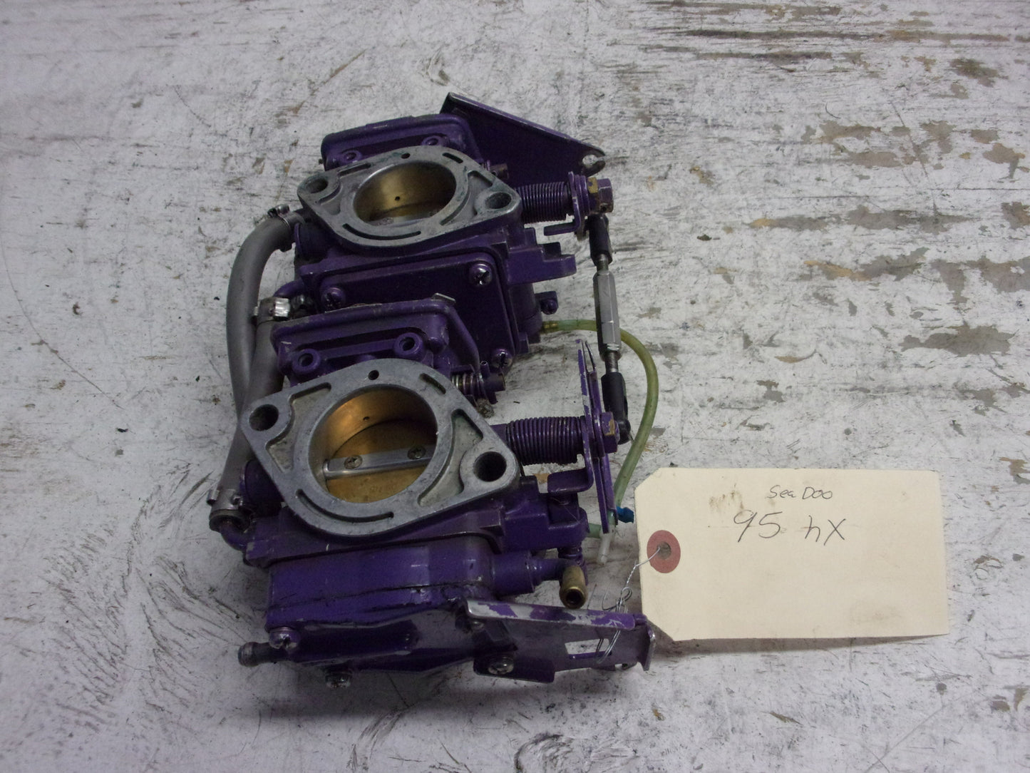 Sea Doo Bombardier 1995 HX OEM PTO / MAG Carburetor Set # 270500252 270500250