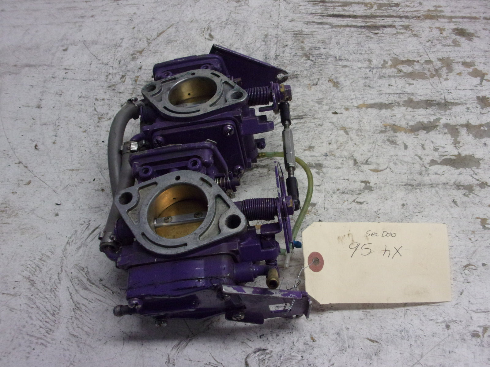 Sea Doo Bombardier 1995 HX OEM PTO / MAG Carburetor Set # 270500252 270500250