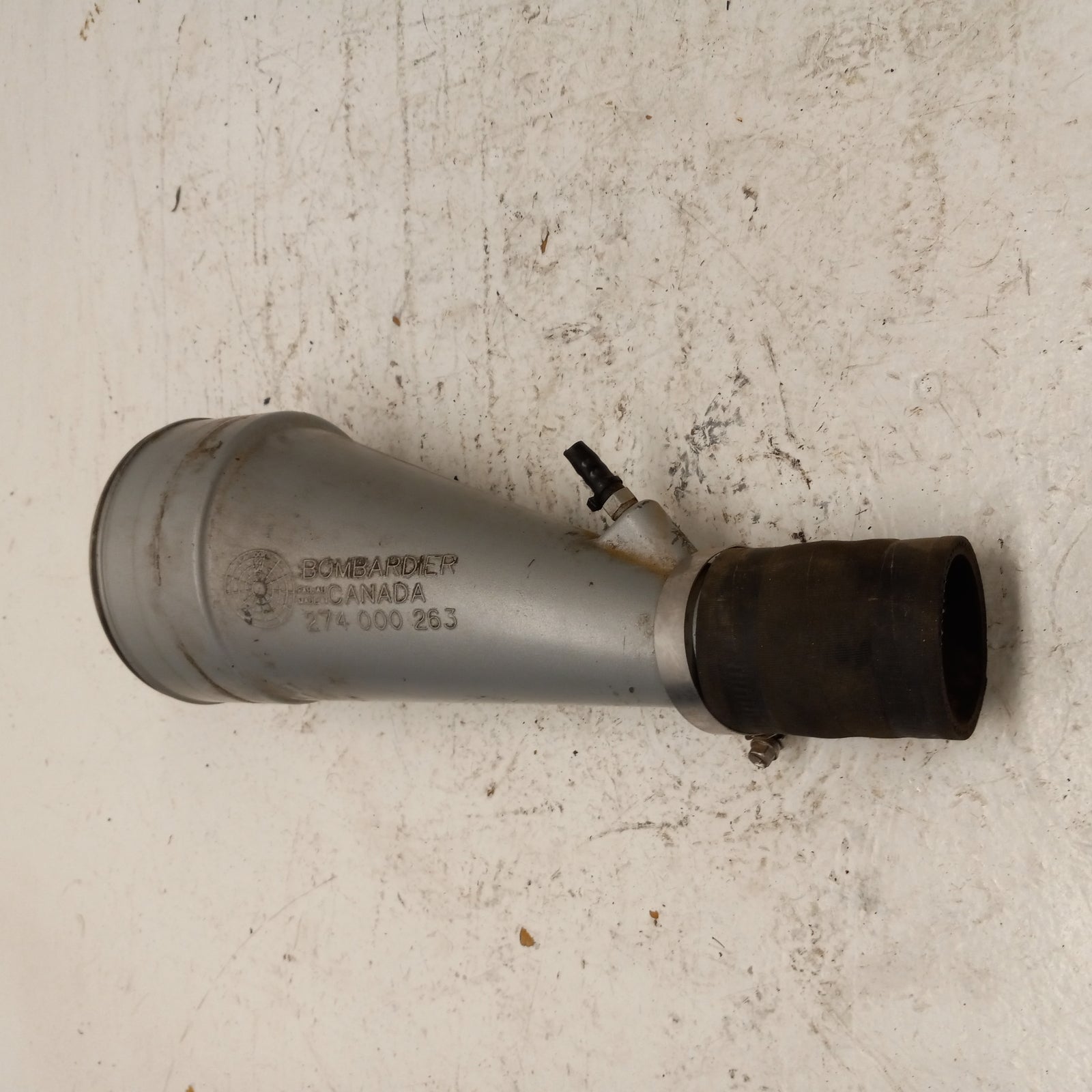 Sea Doo Bombardier 1997-2003 GTI GS GSI OEM Silver Exhaust Cone Part# 274000488