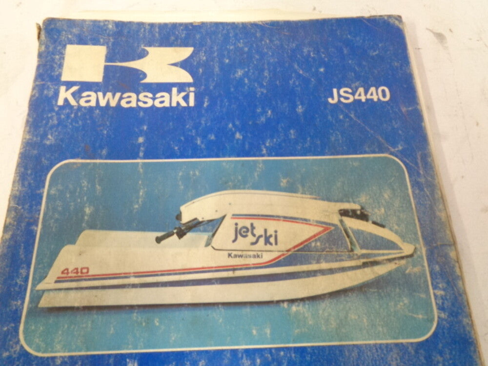 Kawasaki Jet Ski 1977-1981 JS440 OEM Service Manual Assembly # 99963-0001-05
