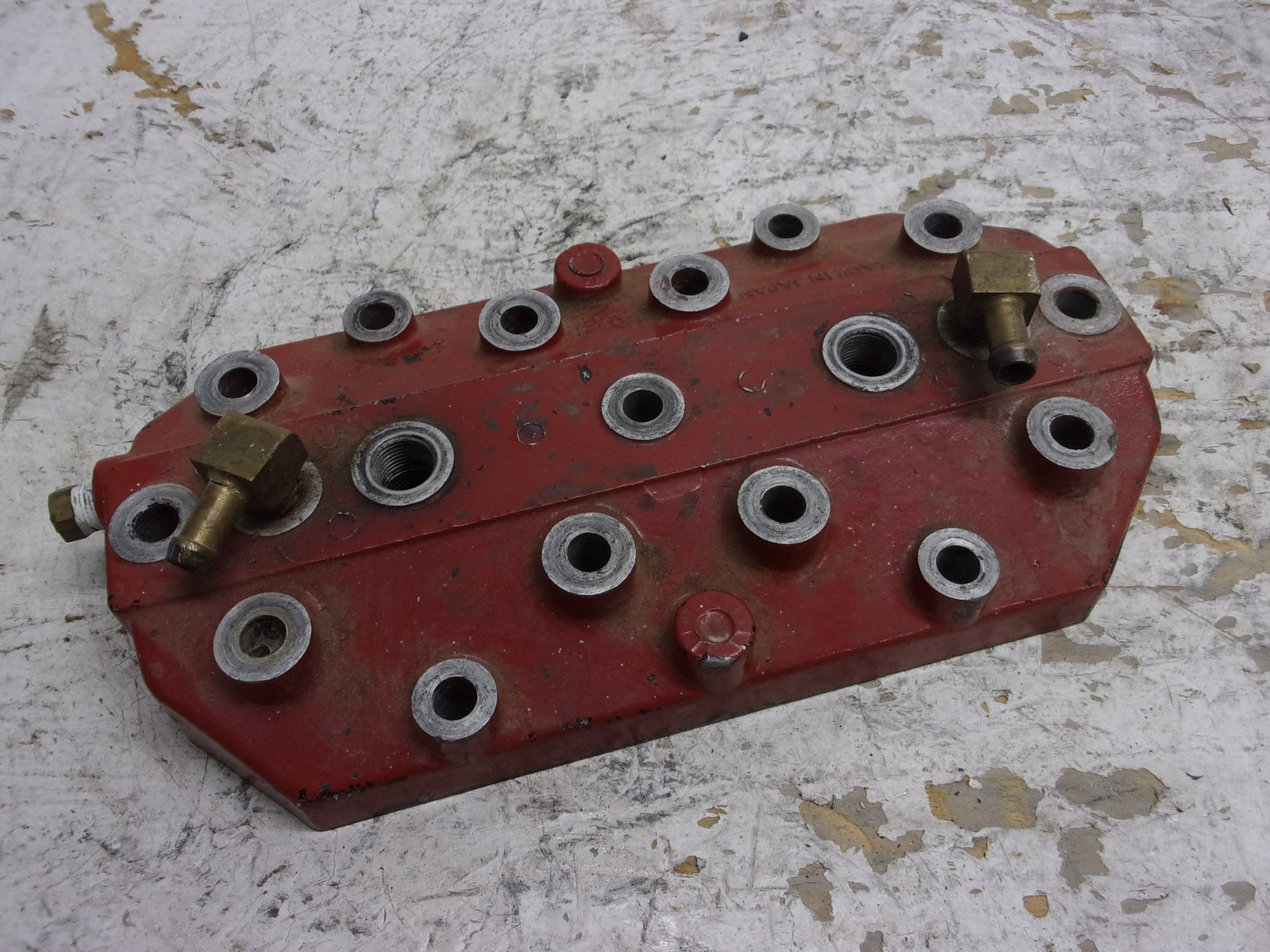 Kawasaki Jet Ski 1987-1990 JS550 550 SX OEM Red Cylinder Head Part 11008-2059-YR