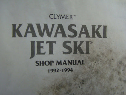 Clymer Kawasaki 92-94 440 550 650 750 OEM Shop Manual Part# 1SB-N-0-89287-644-1