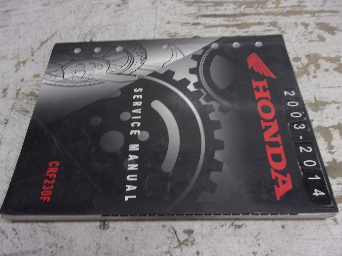 Honda Dirt Bike MX 2003-2014 CRF230R OEM Service Manual Part# 61KPS09