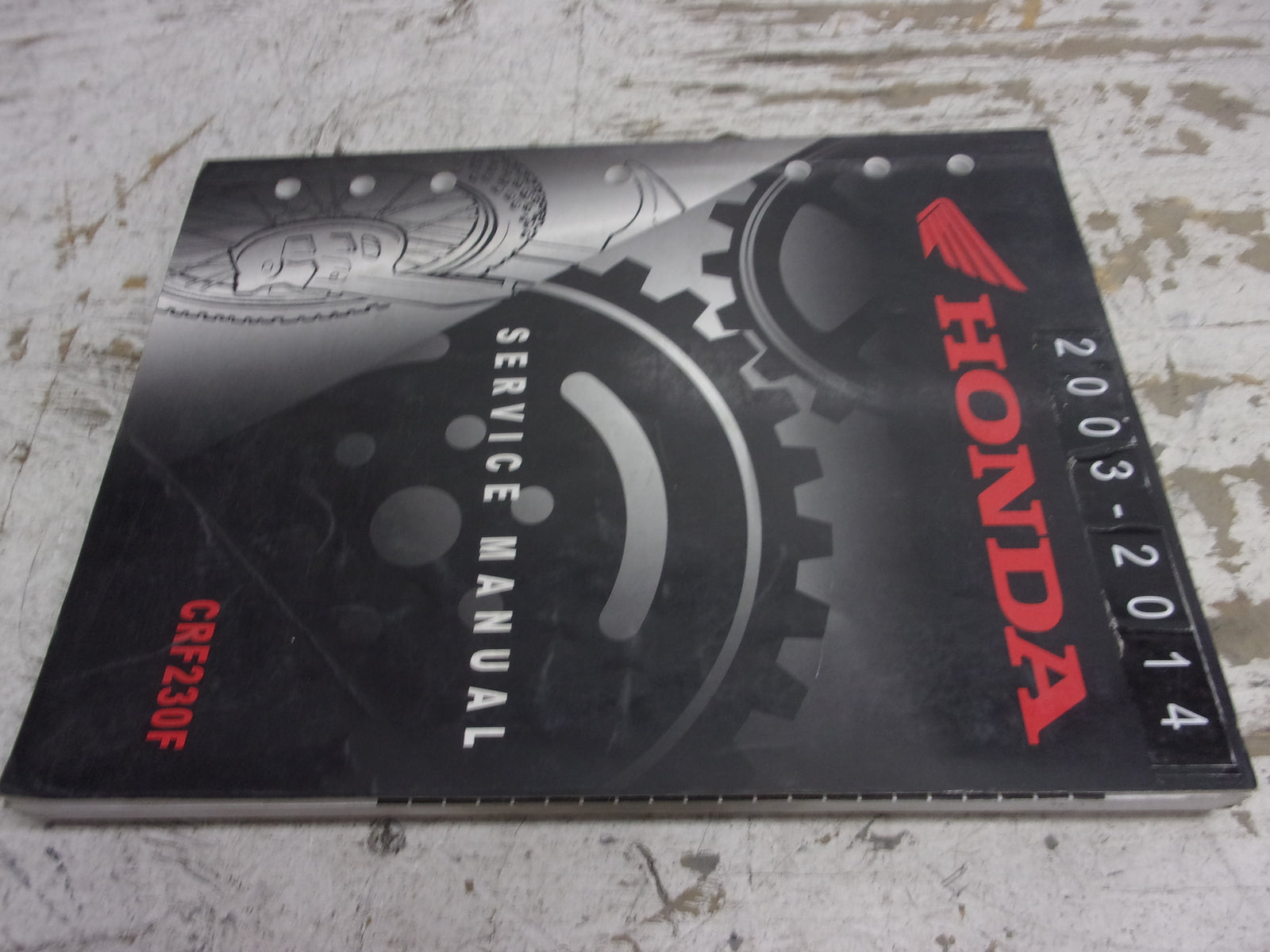 Honda Dirt Bike MX 2003-2014 CRF230R OEM Service Manual Part# 61KPS09