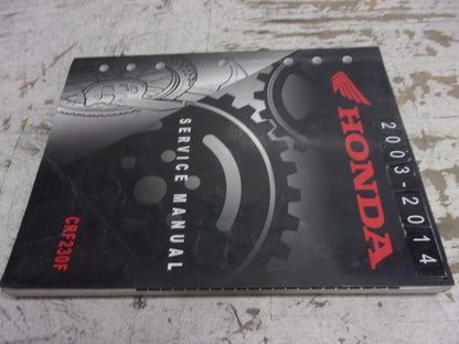 Honda Dirt Bike MX 2003-2014 CRF230R OEM Service Manual Part# 61KPS09