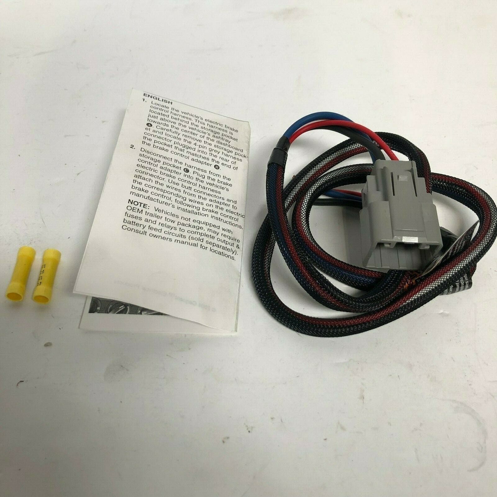 Tow Ready Ford F-Series Single Plug Brake Control Wiring Adapter Part# 20267