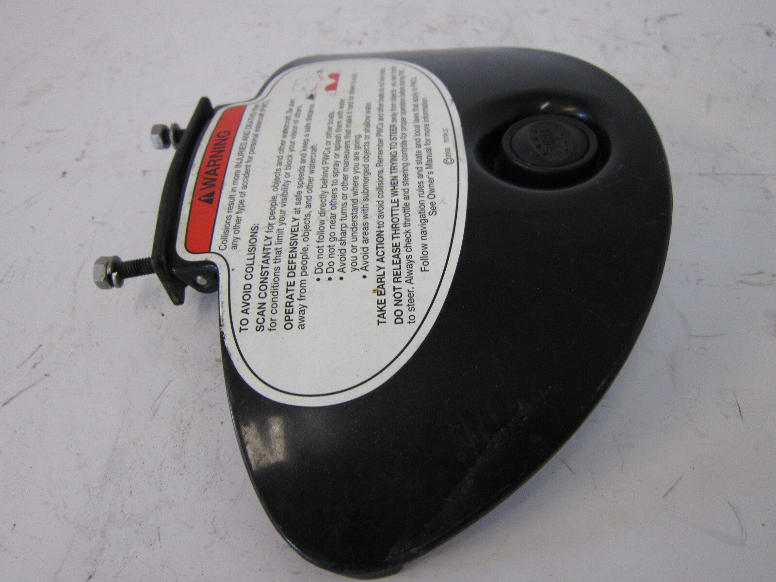 Polaris PWC Watercraft 2001 Virage / Genesis Black Console Lid Part 5434176-1093