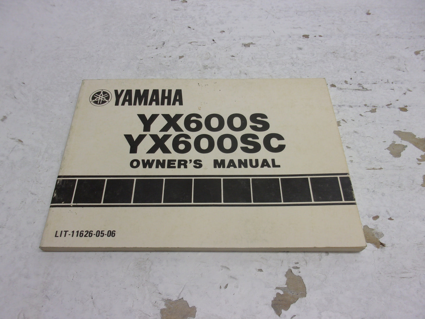 Yamaha Owners Manual 1986 YX600S YX600SC LIT-11626-05-06
