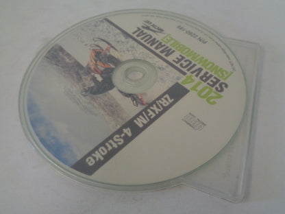 Arctic Cat Snowmobile 2014 ZR/XF/M 4-Stroke Service Manual CD Disc # 2260-189
