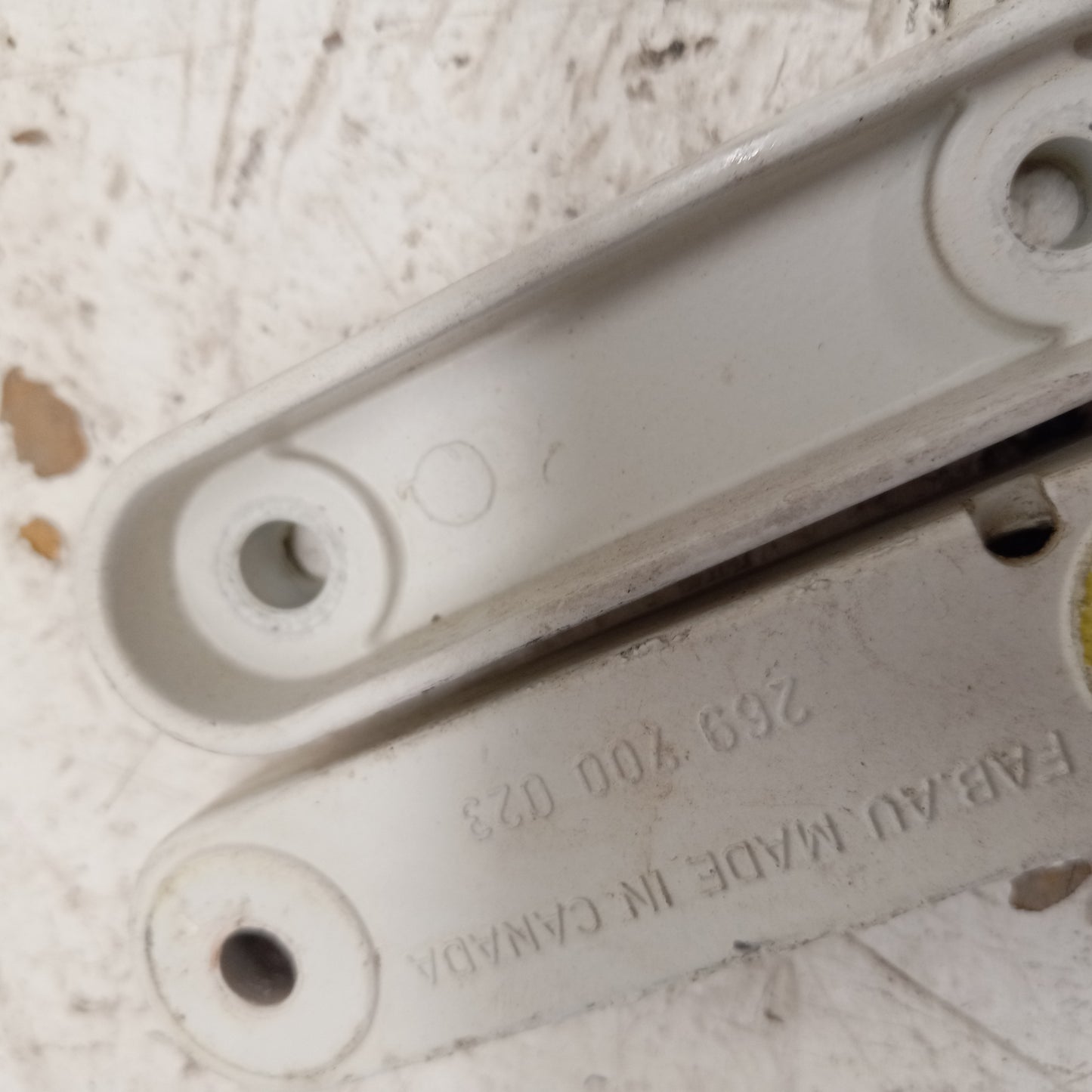 Sea Doo Bombardier 2000-2002 GTX XP LRV OEM White Hood Hinge Set Part 269700038