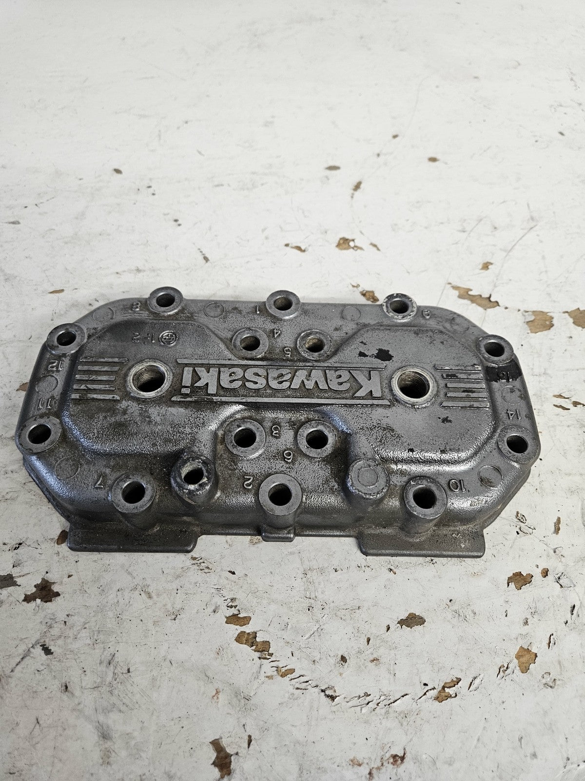 Kawasaki Jet Ski 1991-1995 650 Jet Mate X2 TS SC Silver Cylinder Head 11001-3716