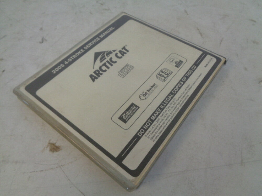 Arctic Cat 2005 4-Stroke Snowmobile Service Manual CD Disc Part# 2257-229