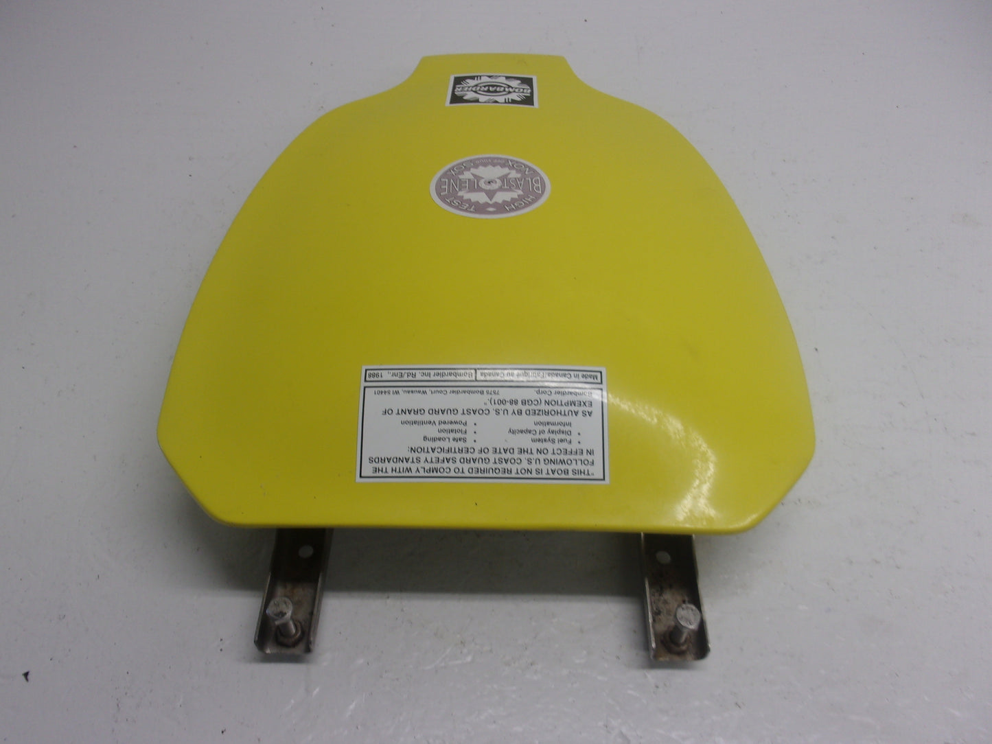 Sea Doo Bombardier 1997-1999 XP LTD Yellow Access Cover Part# 269500343
