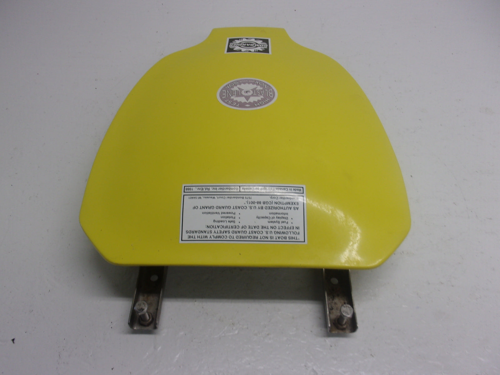 Sea Doo Bombardier 1997-1999 XP LTD Yellow Access Cover Part# 269500343