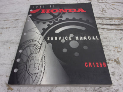 Honda Dirt Bike MX 1998-1999 CR125R OEM Service Manual Part# 61KZ451