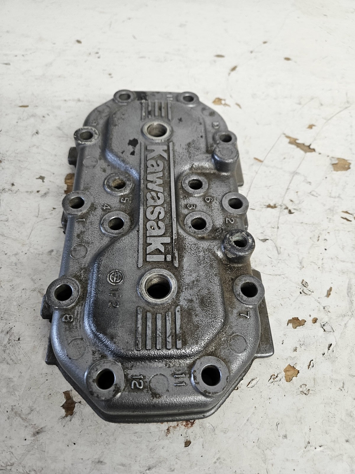 Kawasaki Jet Ski 1991-1995 650 Jet Mate X2 TS SC Silver Cylinder Head 11001-3716