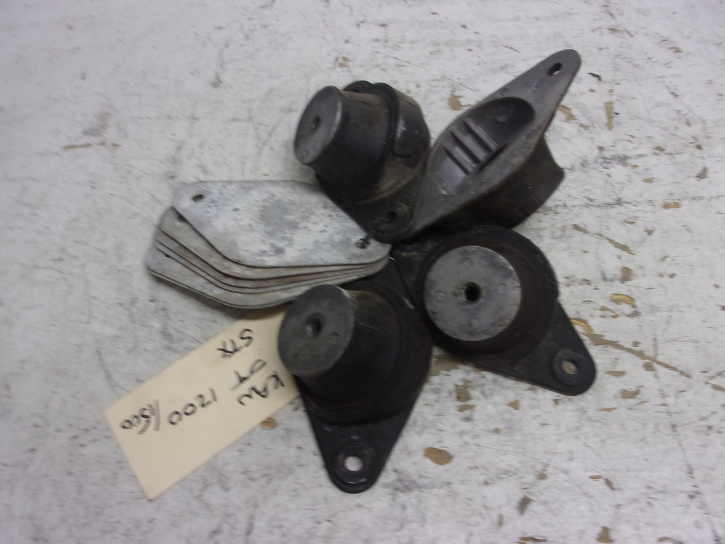 Kawasaki Jet Ski 2006-2021 STX-12F/15F Ultra OEM Engine Mount Set # 92161-3789