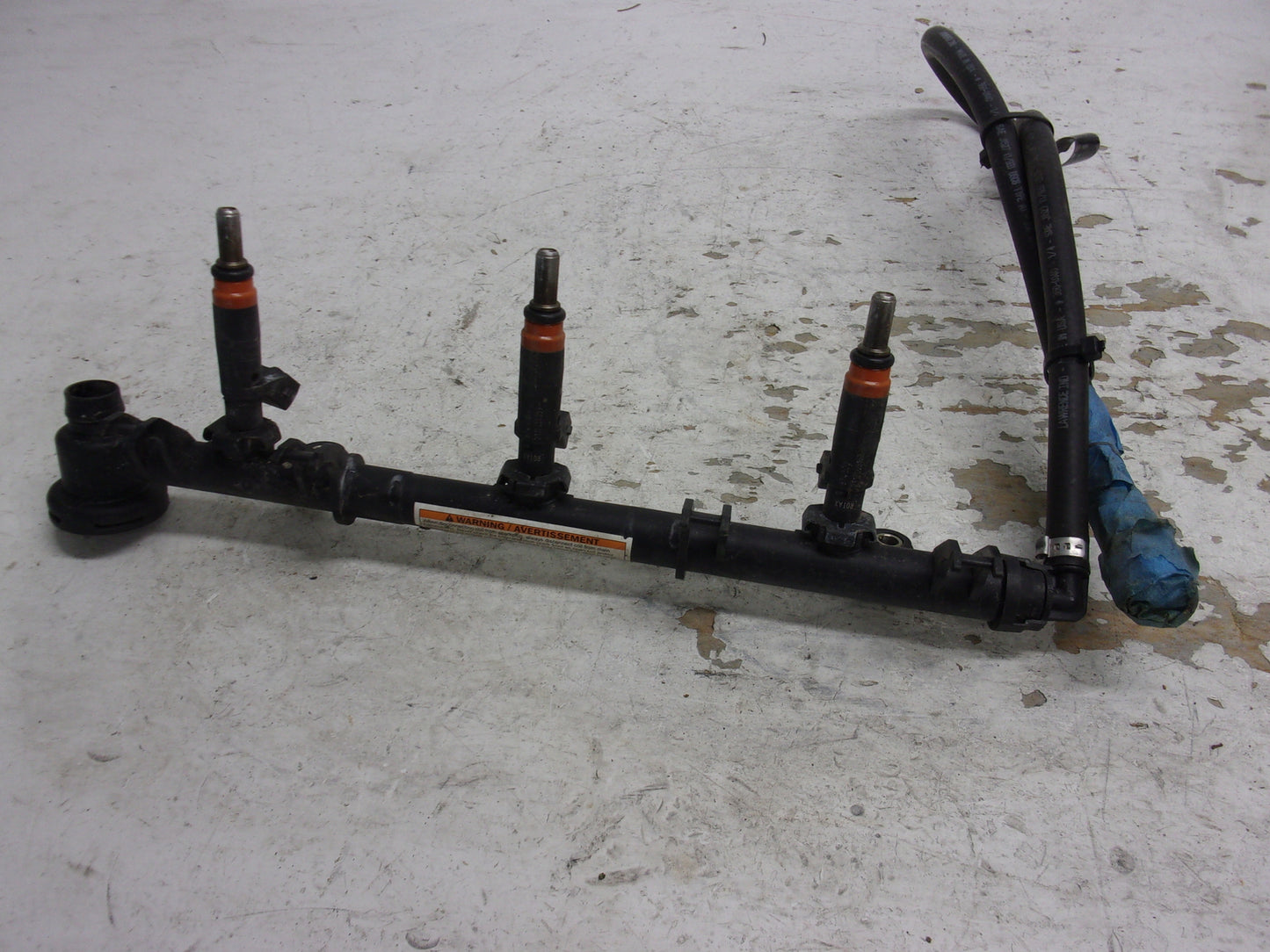 Sea Doo Bombardier 2003-2009 RXP RXT GTX SC Fuel Rail + Injectors # 420874520