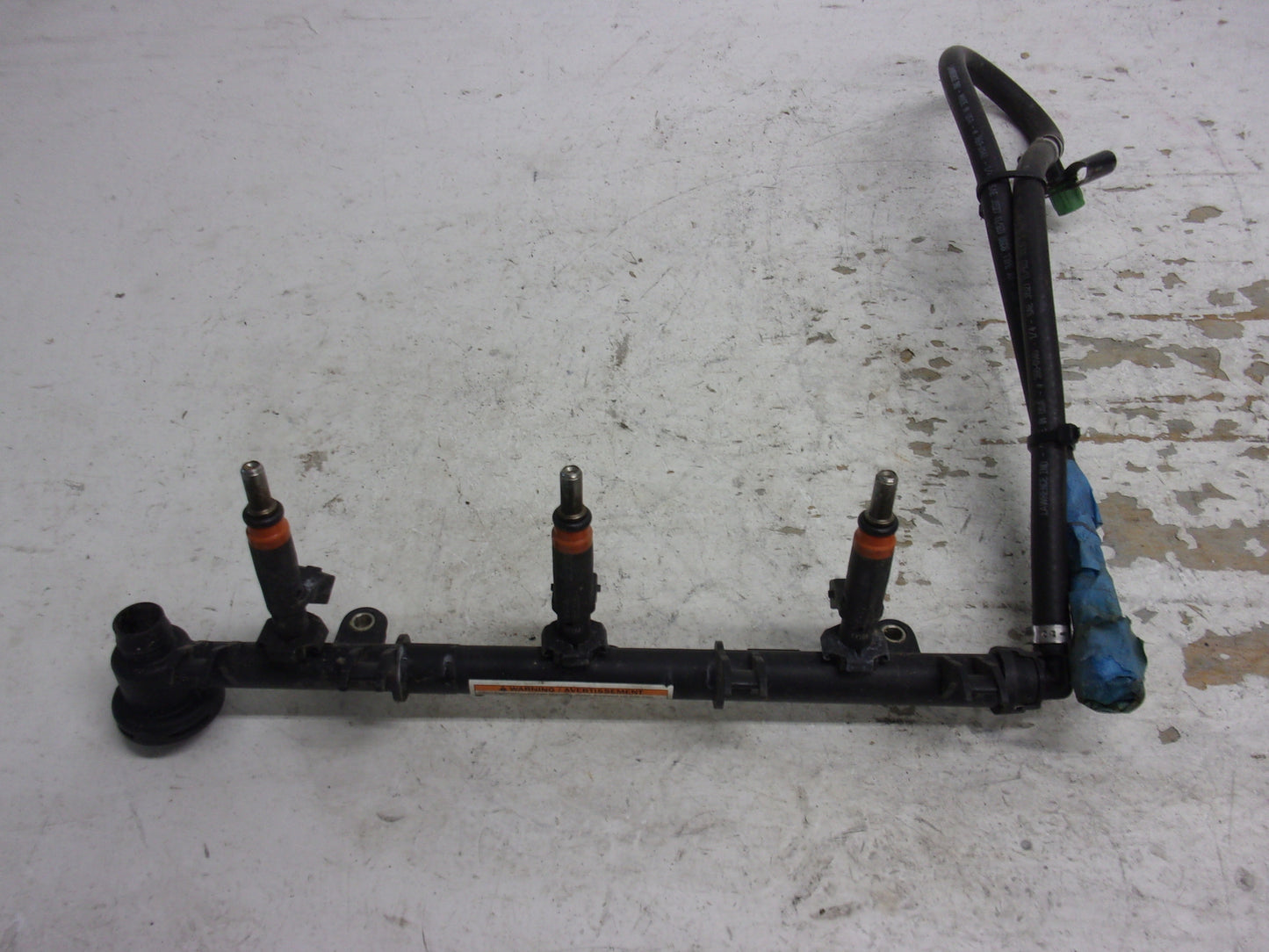 Sea Doo Bombardier 2003-2009 RXP RXT GTX SC Fuel Rail + Injectors # 420874520