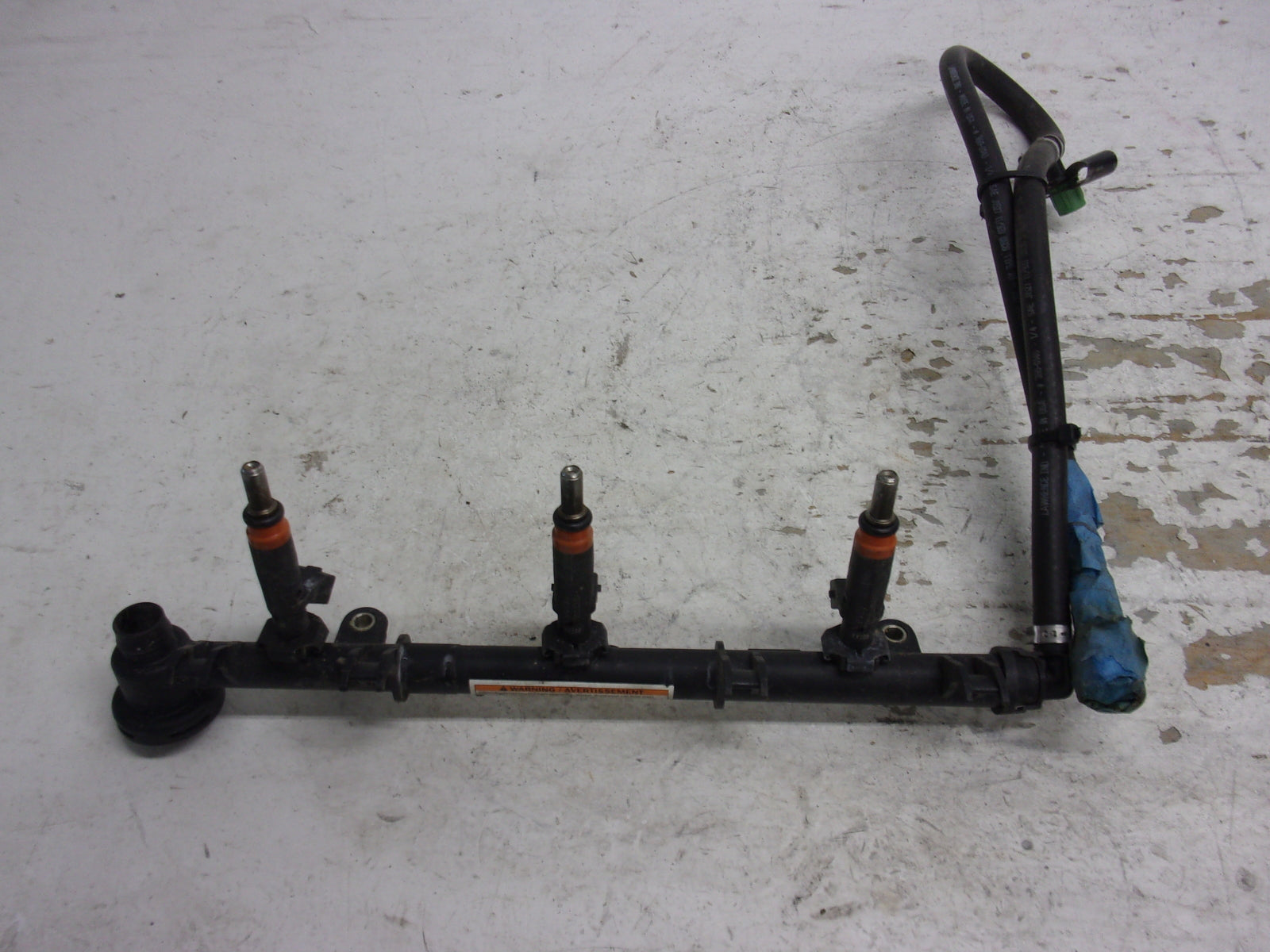 Sea Doo Bombardier 2003-2009 RXP RXT GTX SC Fuel Rail + Injectors # 420874520