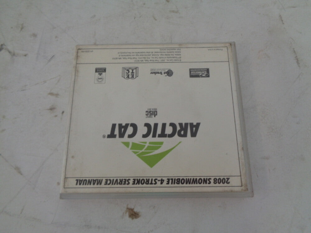 Arctic Cat 2008 4-Stroke Snowmobile Service Manual CD Disc Part# 2259-008